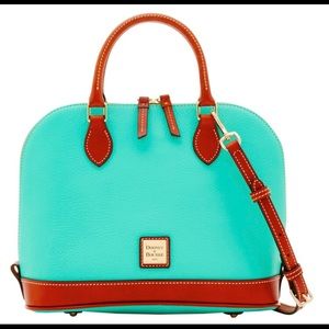 Dooney & Bourke Pebble Grain Zip Zip Satchel